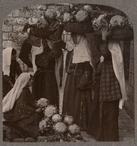 Gemüseverkäufer, Jerusalem von Unbekannt