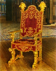 Venezianischer Staatsarmstuhl, Spätes 17. Jahrhundert, 1938