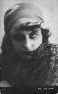 Vera Kholodnaya, russische Stummfilmschauspielerin, 1916