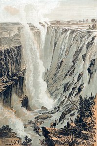 Victoriafälle, Afrika, Blick von Osten, 1866 von Unbekannt