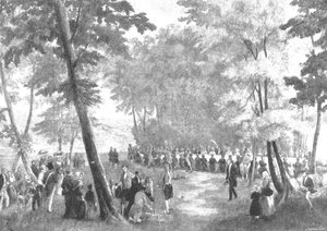 Victorias Besuch bei Louis Philippe im Jahr 1843: Fete Champetre...im Wald von Eu, 1901