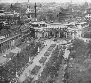 Siegesparade durch den Admiralty Arch und den Mall, 19. Juli 1919