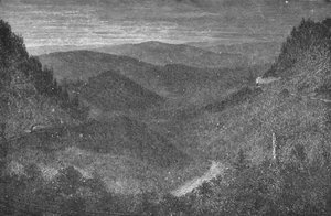 Blick von der Horseshoe Curve am frühen Morgen, 1883 von Unbekannt