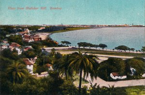 Blick vom Malabar Hill, Bombay, ca. 1920