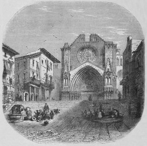Ansicht in Tarragona, ca. 1880