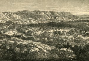 Blick ins Jordantal, 1890 von Unbekannt
