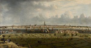 Ansicht von Antwerpen vom Vlaams Hoofd, 1658 von Unbekannt