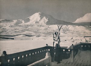 Blick auf Finse, Bergenbahn, 1914 von Unbekannt