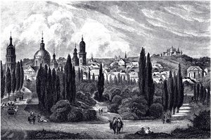 Ansicht von Lemberg, ca. 1845