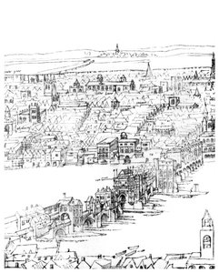 Ansicht von London, 16. Jahrhundert, 1886