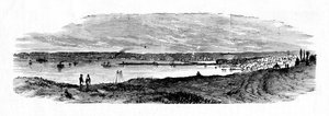 Blick auf die Milwaukee Bay, Lake Michigan, 1883