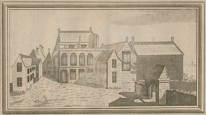 Ansicht des Minster Lovel Priory in der Grafschaft Oxford, 1784