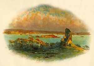Blick auf Mount Edgcumbe, Cornwall, über den Plymouth Sound, ca. 1890 von Unbekannt