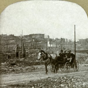 Blick auf Nobb Hill. Das Millionärswohnviertel, 1906