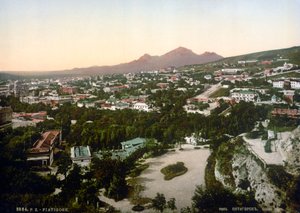 Blick auf Pjatigorsk, Russland, 1895