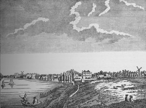 Ansicht von Wandsworth, Surrey, ca. 1780, 1912 von Unbekannt