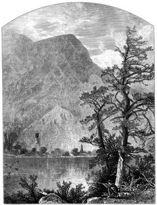 Ansicht eines Ausläufers der Blue Mountains, Delaware Water Gap, New Jersey, USA, 1877 von Unbekannt