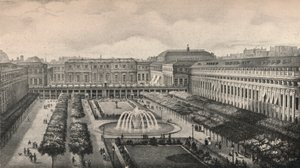 Ansicht des Palais-Royal im Jahr 1834