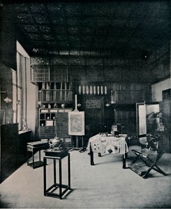 Ansicht des Ateliers, 25 Cadogan Gardens, ca. 1899