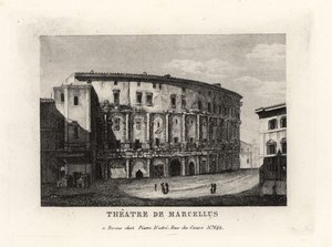 Ansicht des Theaters des Marcellus, Rom von Unbekannt