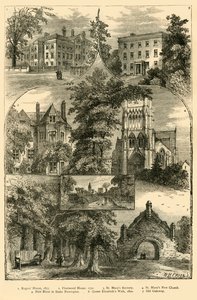 Ansichten in Stoke Newington, ca. 1876