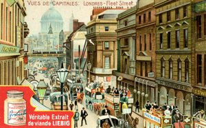 Ansichten von Hauptstädten: Fleet Street, London von Unbekannt