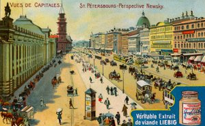 Ansichten von Hauptstädten: Newski-Prospekt, St. Petersburg, ca. 1900