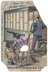 Vintage französische Postkarte, ca. 1900 von Unbekannt