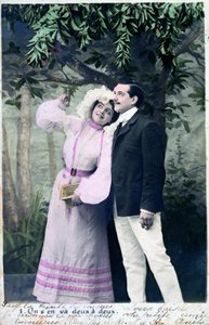 Französische Vintage-Postkarte, ca. 1900