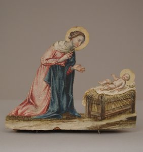 Jungfrau Maria mit Christus in einer Krippe, 18. Jahrhundert