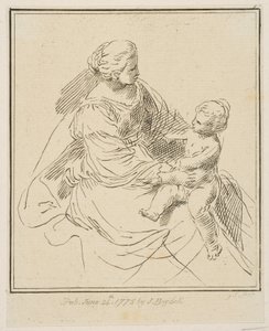 Jungfrau und Kind, 1775 von Unbekannt