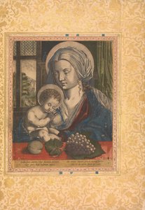 Jungfrau und Kind, Folio aus dem Bellini-Album, ca. 1600 von Unbekannt