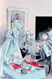 Vision einer intellektuellen Familie in den 1950er Jahren, 1883 von Unbekannt