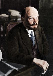 Wladimir Iljitsch Lenin, russischer Bolschewikenführer, 28. November 1921 von Unbekannt