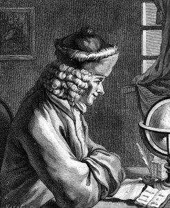 Voltaire, französischer Autor, Dramatiker, Satiriker und Schriftsteller des 18. Jahrhunderts von Unbekannt