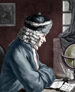 Voltaire, französischer Autor, Dramatiker, Satiriker und Schriftsteller des 18. Jahrhunderts