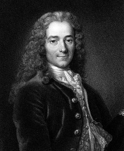 Voltaire, französischer Autor, Dramatiker, Satiriker und Schriftsteller des 18. Jahrhunderts