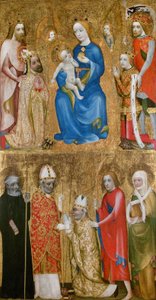 Votivbild des Erzbischofs Jan Očko von Vlašim von Unbekannt