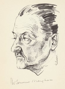 W. Somerset Maugham, britischer Autor, ca. 1930er von Unbekannt
