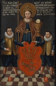 Wappen- und Satzungsbild der Zunft der Klingenschmiede von Unbekannt