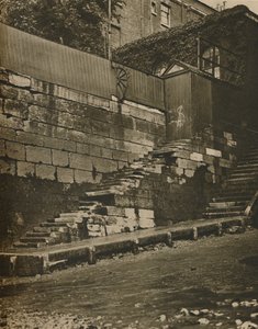 Wapping Old Stairs, wo die Wasserleute arbeiteten, um 1935