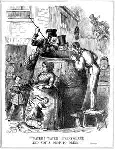 Wasser! Wasser! Überall, und kein Tropfen zu trinken, 1849