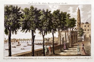 Wasserwerke an den York Buildings, Strand, die London mit Wasser aus der Themse versorgen, 1790