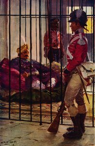 Wazir Ali im Gefängnis, ca. 1799, ca. 1912 von Unbekannt