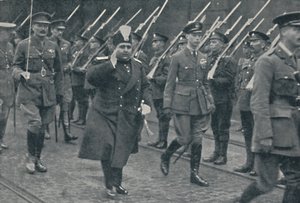 Begrüßung eines weiteren angesehenen ausländischen Besuchers, 1919