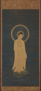 Willkommener Abstieg von Amida Buddha Raigo, um 1270-1333 von Unbekannt