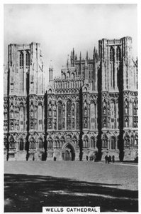 Wells Cathedral, Wells, Somerset, England, 1936 von Unbekannt