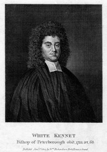 White Kennet 1660-1728, Historiker und Bischof von Peterborough, 1803 von Unbekannt
