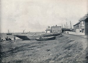 Whitstable - Der Weststrand, 1895 von Unbekannt