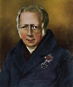 Wilhelm von Humboldt - Gemälde von Fr. Krüger von Unbekannt